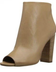 Aldo BALESTRERI Peep Toe Ankle Boots Nude UK 4 EUR 37 US 6.5 - Picture 1 of 14