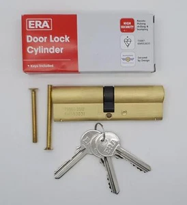 Era UPVC Door Lock Cylinder Brass 50/50 100mm High Security BS 1 Star Kitemarked - Picture 1 of 6