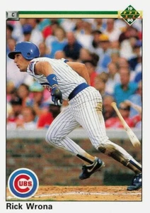 1990 Upper Deck Rick Wrona #582 Cubs - Picture 1 of 2