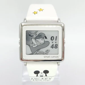 NOS EPSON (SEIKO) MICKEY MOUSE SMART CANVAS EPD DIGITAL WATCH 2016 - Picture 1 of 15