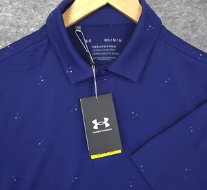 Under Armour Camicia Uomo Media Blu Dot Playoff Polo 3.0 Golf Performance UPF 30 - Foto 1 di 9