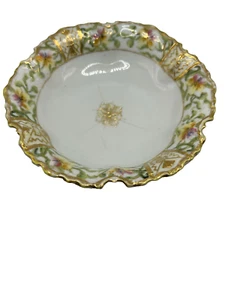 Antique Nippon Candy Bowl Hand Painted Morimura Porcelain Floral Cottage Core - Picture 1 of 6