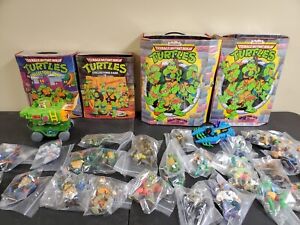 Vintage Teenage Mutant Ninja Turtles Lot. 1987-1999. (42 Figures) Playmates. 