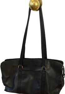 NORDSTROM DELUXE GENUINE LEATHER 16.5" Messenger Tote Bag Smooth Laptop Case EUC - Picture 1 of 10