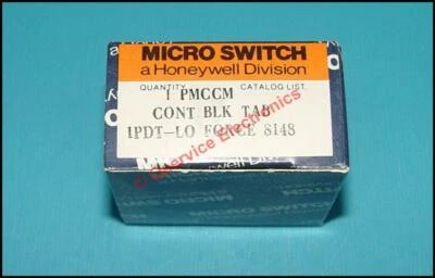 LOTE 10 PIEZAS BLOQUE MICROINTERRUPTOR HONEYWELL PMCCM 1 PDT LO FORCE NUEVO Foto 1 de 2