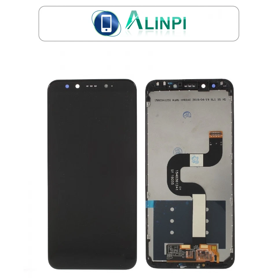 Pantalla Original Completa con Marco para Xiaomi Mi A2 / Mi 6X Negra - Imagen 1 de 1