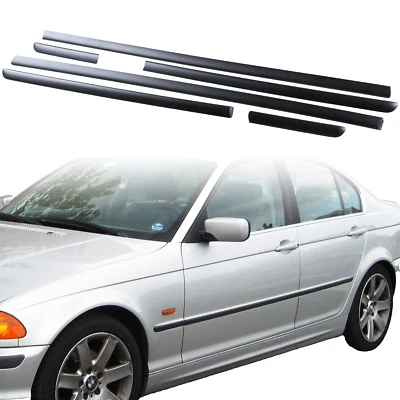 [US Stock] Door Side Body Moulding Trim Set For BMW E46 Sedan/Touring 98-05 Foto 1 de 4