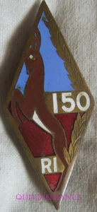 IN05443 - ABZEICHEN 150° Infanterie-Regiment, Raute 67 mm, glatter Rücken graviert - Bild 1 von 2