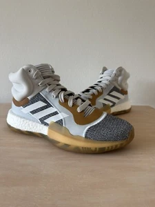 Adidas Marquee Boost Raw Blue Ice Gum Mens Size 7.5 Basketball Shoes G27741 NEW - Picture 1 of 5