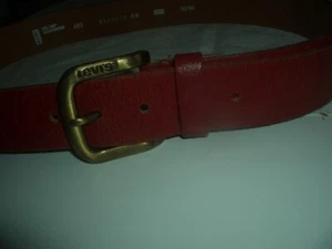 Levi`s dicker Rindledergürtel - Herren, Rotbraun, 36/90, NEUWERTIG - Bild 1 von 3