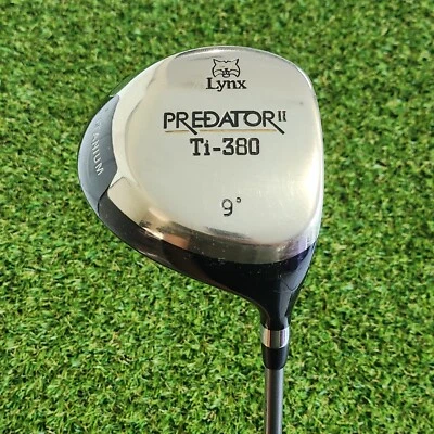 Lynx Predator II Ti-380 Titanium 9° Driver, Lynx Graphite Shaft S-Flex RH 45" - Image 1 of 4
