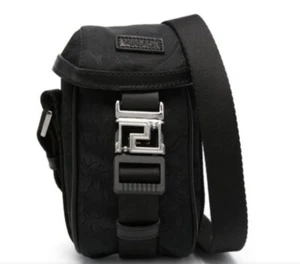 Versace Neo Nylon Jacquard Messenger/Phone Bag - Picture 1 of 6