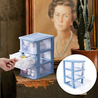 Small Drawers Transparent Stationery Container Desktop Drawer Unit