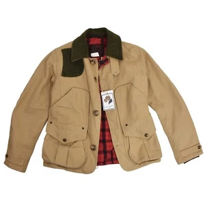 FILSON USA Jacke Coat Gr 8 Tin Cloth Flannel Baumwolle Feld Shooting Made Italy - Bild 1 von 9