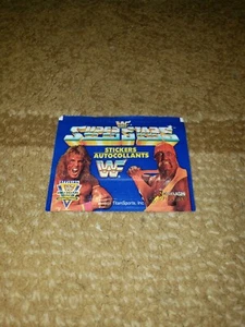 Paquete de pegatinas de lucha libre WWF Superstars Euroflash 1991 sin abrir WWE WWF WCW HULK - Imagen 1 de 1