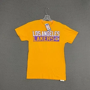 Majestic NBA T-Shirt Mens Small Los Angeles Lakers Jeremy Lin Cotton Basketball - Picture 1 of 7