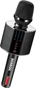 Karaoke Microphone, Portable Wireless Bluetooth Karaoke Mic for Adults&Kids Car  - Picture 1 of 12