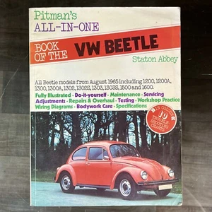 PITMAN’S ALL-IN-ONE BOOK OF THE VW BEETLE Staton Abbey Fully Illustrated Manual - Picture 1 of 9