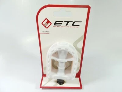 NUEVO ETC Resina Niños Bicicleta de Montaña Pedales - Par Blanco Foto 1 de 2