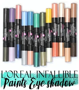 L'Oreal Infallible Paints Eye Shadow Duo. High Impact Cream Colour. - Picture 1 of 10