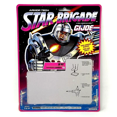 G.I. Joe Armor Tech Star Brigade Duke File Card Back UNCUT Vintage 1993 Hasbro - Image 1 of 4