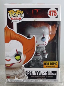 Pennywise w/Balloon #475 Funko Pop! Movies Vinyl Fig Hot Topic Exclusive...READ - Picture 1 of 5