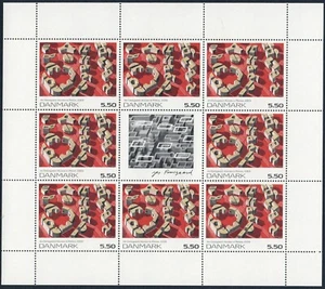 DENMARK. 2009. 44 Kr. Stamp Art, sheetlet, MNH (SM39) - Picture 1 of 1