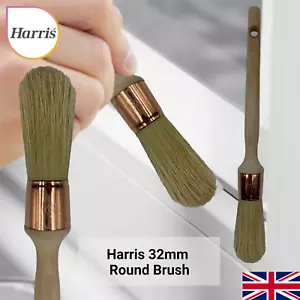 Harris Round Brush 32mm Artisan Sash Pure Bristle Paint High Quality Fine Detail - Picture 1 of 12