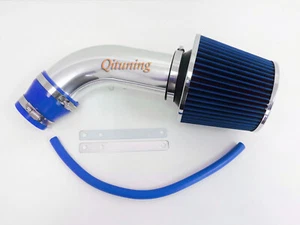 Blue Air Intake Kit Filter For 1990-1997 Toyota Corolla Geo Prizm 1.6L 1.8L L4 - Picture 1 of 1