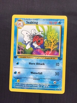 Pokemon Cards: Jungle 1st Edition Uncommon: Seaking 46/64 - Image 1 of 4