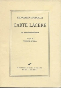 Carte Lacere con Nove Disegni Dell'Autore - Picture 1 of 1