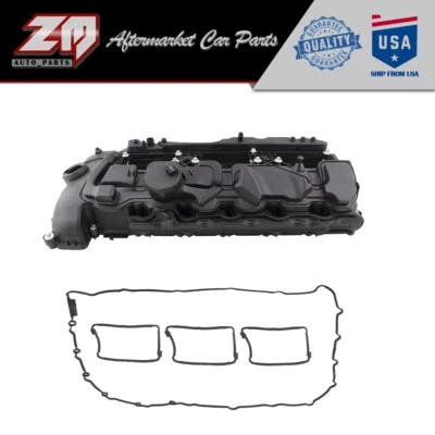 Cubierta de válvula de motor con junta 11127570292 se adapta a BMW 335i 640i 740i X3 X5 X6 Foto 1 de 4