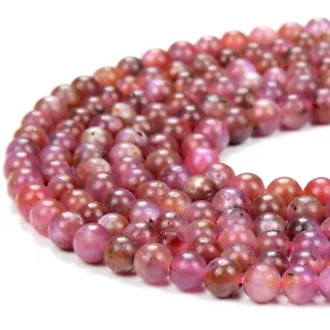 Natural Star Ruby Gemstone Grade AA Round 3MM 4MM 5MM 6MM Loose Beads (P80) - Picture 1 of 3