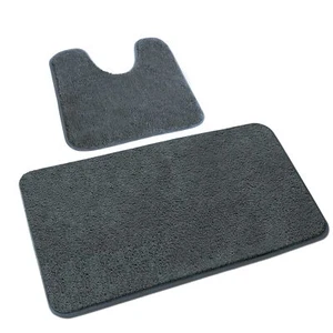 Badezimmerteppich Set 2 Teilig Weiche Mikrofaser Badezimmermatte und wc Vorle... - Bild 1 von 7