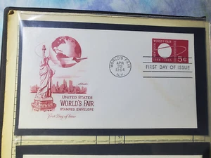 FDC First Day Issue United States World Fair April 22 1964 5 Cent Stamp - Picture 1 of 1