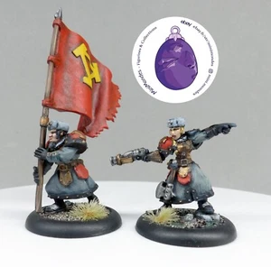 Warmachine, Khador, Wintergarde, Kislev, Fahnenträger, Kommando, Standard - Bild 1 von 2