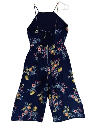 Mono elástico azul floral para mujer talla S material niña nuevo con etiquetas Foto 1 de 4