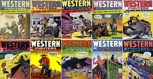 1948 - 1949 Western Fighters Comic Book Package - 11 eBooks on CD - Picture 1 of 3