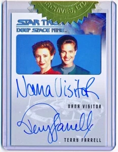 Star Trek Deep Space 9 Heroes Villains Visitor Farrell Autograph Incentive #NNO - Picture 1 of 2