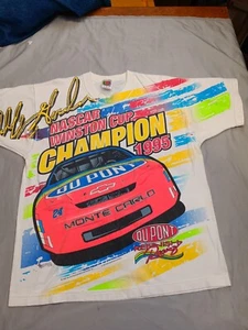 Vintage Jeff Gordon #24 1995 Nascar Winston Cup Champion Aop Shirt Size Large  - Picture 1 of 12