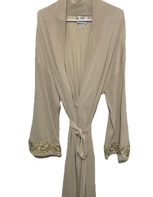 Bata con cinturón vintage Valentino Saks manga kimono pequeña brillante pinup glamour ver Foto 1 de 4