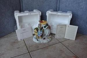 VINTAGE LENOX "EIN SPAZIERGANG MIT FREUNDEN" SCHNEEMANN FIGUR SCHNEEMAMA & BABY GRATIS SH - Bild 1 von 8