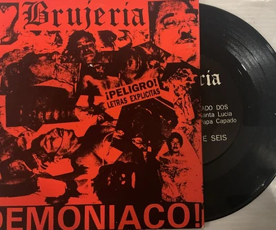 Brujeria – ¡Demoniaco! 7" EP 1990 Nemesis – VEINTE SEIS VG+/VG+ - Image 1 of 4