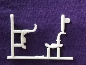 68 Charger 440 EXHAUST MANIFOLDS from Revell 1:25 Model Kit - Picture 1 of 4