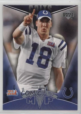 2007 Upper Deck Indianapolis Colts Super Bowl XLI Peyton Manning #MVP-1 HOF - Image 1 of 2