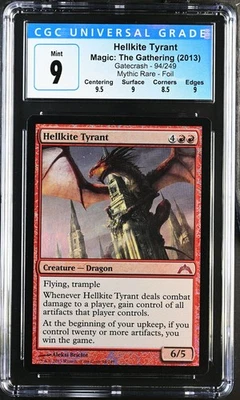 HELLKITE TYRANT Gatecrash Foil Mythic CGC 9 MTG [Nostalgium] - Image 1 of 2