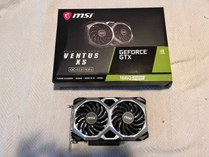 MSI VENTUS XS OC EDITION GEFORCE GTX 1660 SUPER NO RESERVE - Picture 1 of 4
