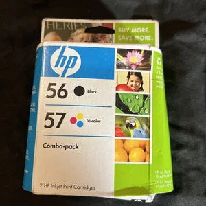 Genuine  HP 56 57 C9321FN Combo Pack Ink Cartridges 2009 OEM Expired 7/2009 - Picture 1 of 6