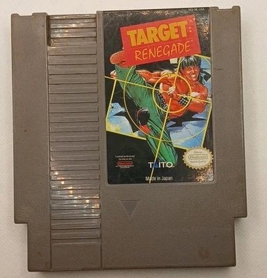 TARGET RENEGADE - Nintendo Nes 1985 Authentic ORIGINAL  - Image 1 of 4
