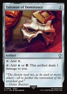 MTG - TALISMAN OF DOMINANCE - Final Fantasy Com (U) - Foto 1 di 1